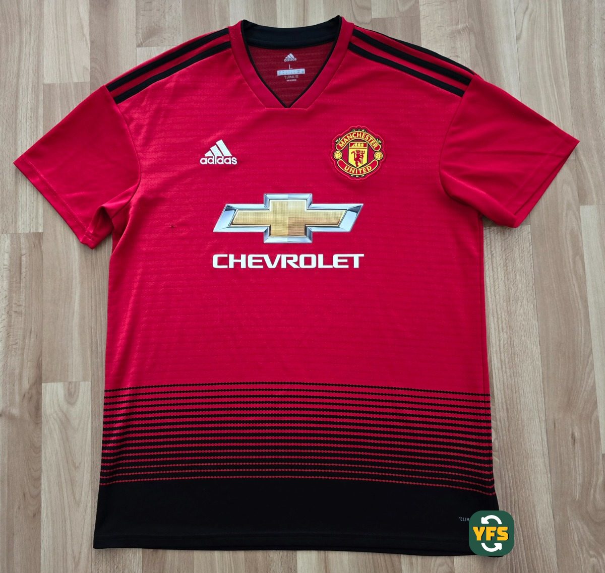 Manchester United 2018-2019 Home Store Version Adidas - YourFootballShirt - Photo 1