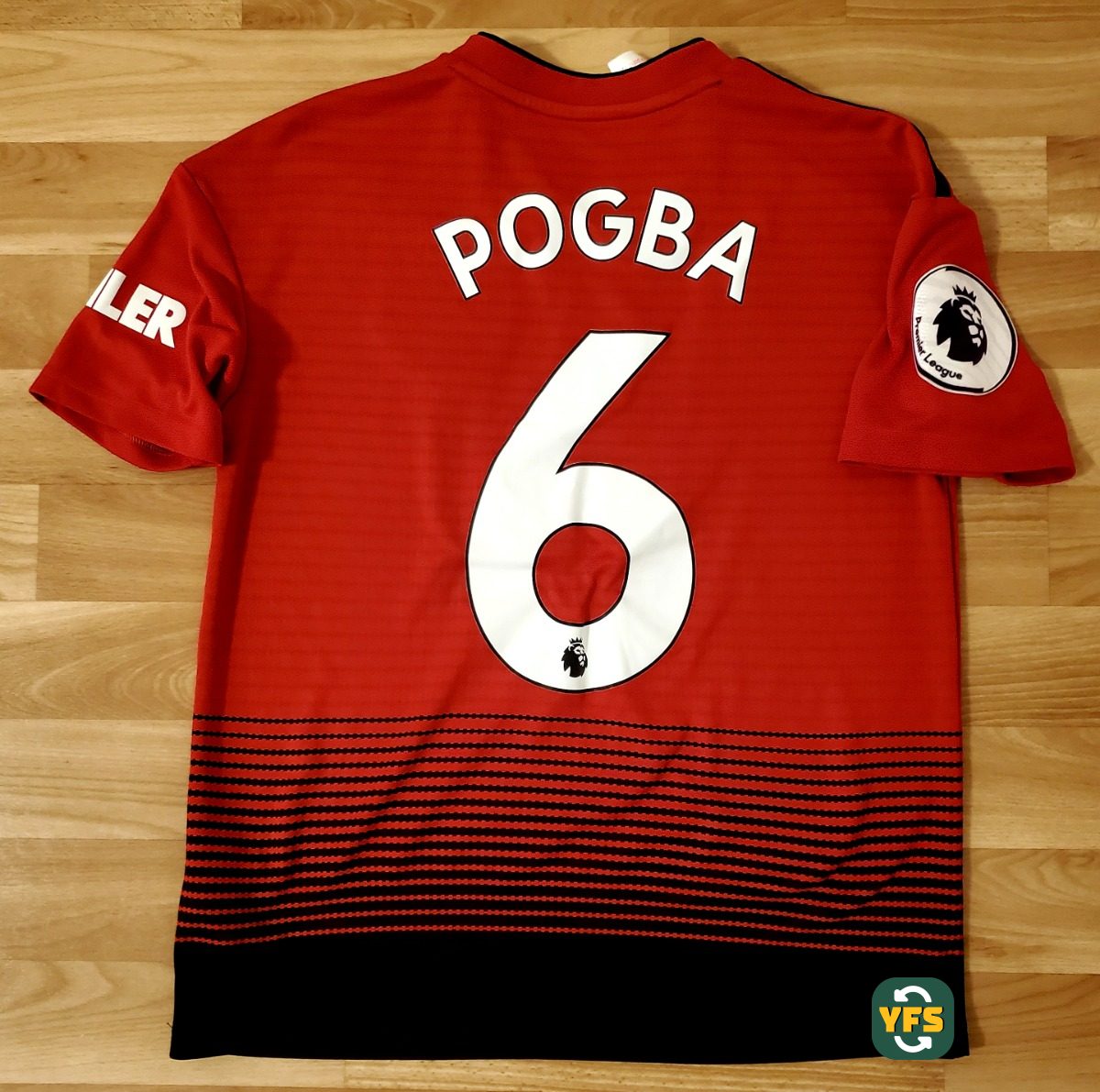 Manchester United 2018-2019 Home Store Version Adidas POGBA - YourFootballShirt - Photo 1