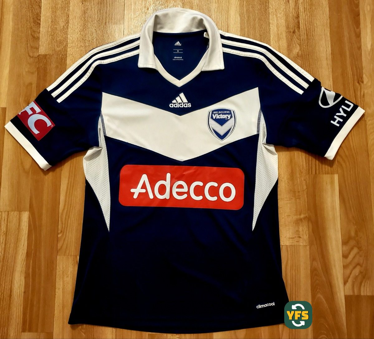 Melbourne Victory FC 2013-2014 Home Pro Version Adidas - YourFootballShirt - Photo 1