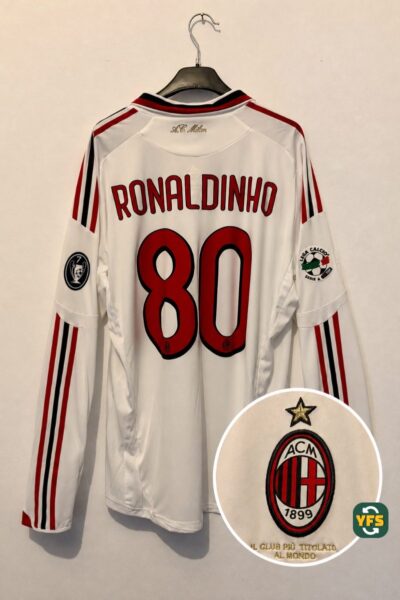 Milan AC 2009-2010 Away Ronaldinho #80