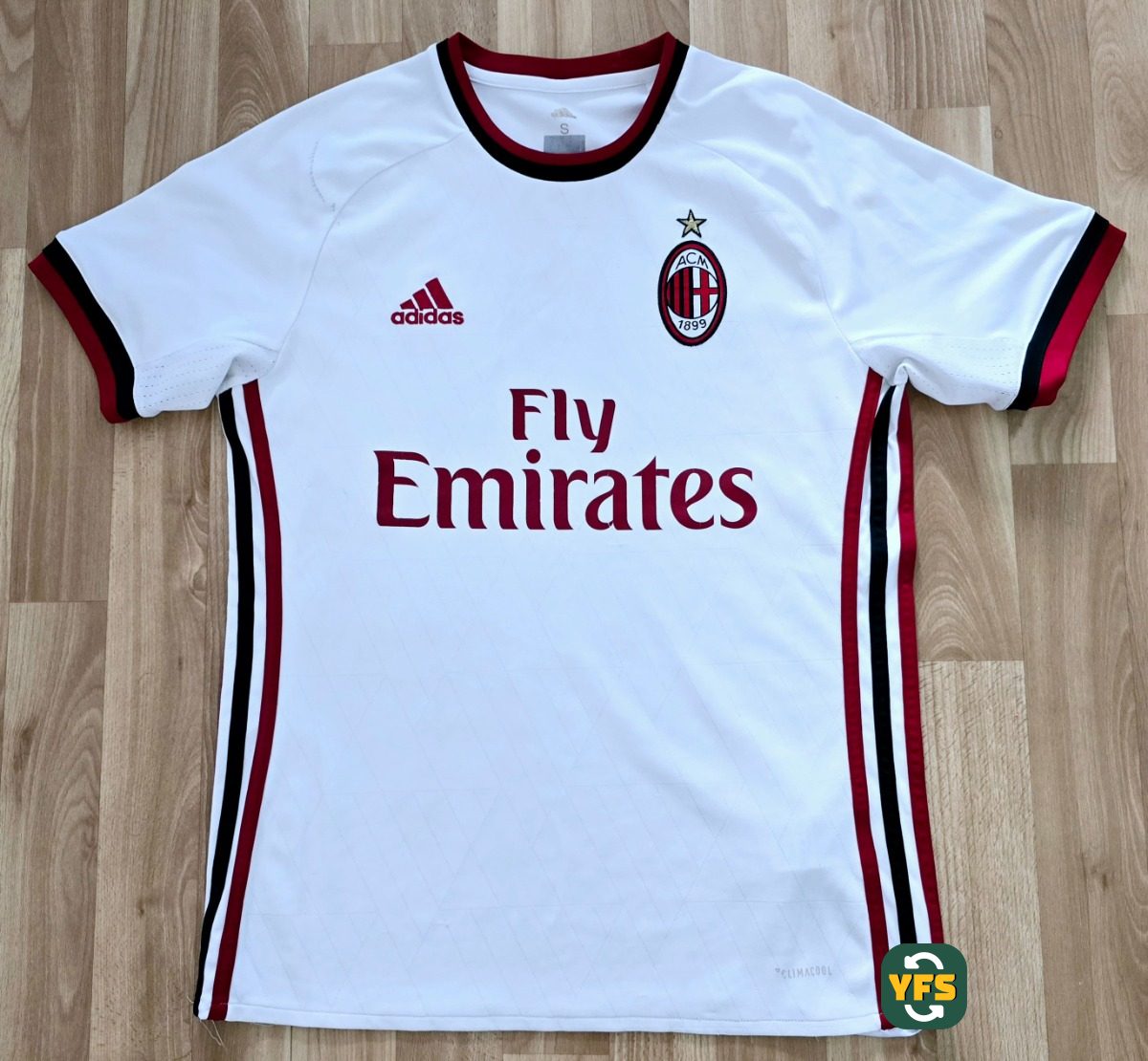 Milan AC 2017-2018 Home Store Version Adidas - YourFootballShirt - Photo 1