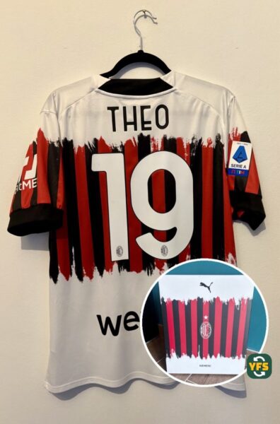 Milan AC 2021-2022 Fourth Theo Hernandez #19