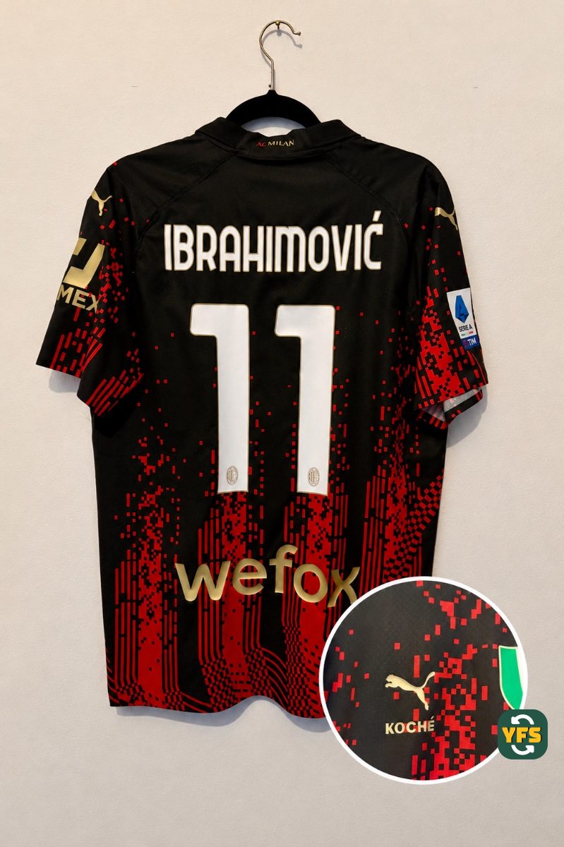 Milan AC 2022-2023 Fourth Issued Puma Zlatan Ibrahimović - YourFootballShirt - Photo 1