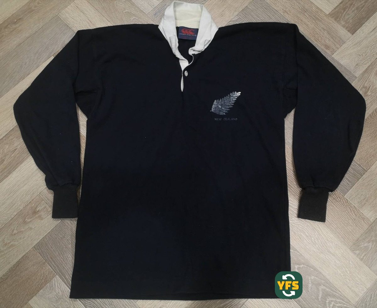 New Zealand all blacks 1988-1989 Home Store Version Canterbury - YourFootballShirt - Photo 1