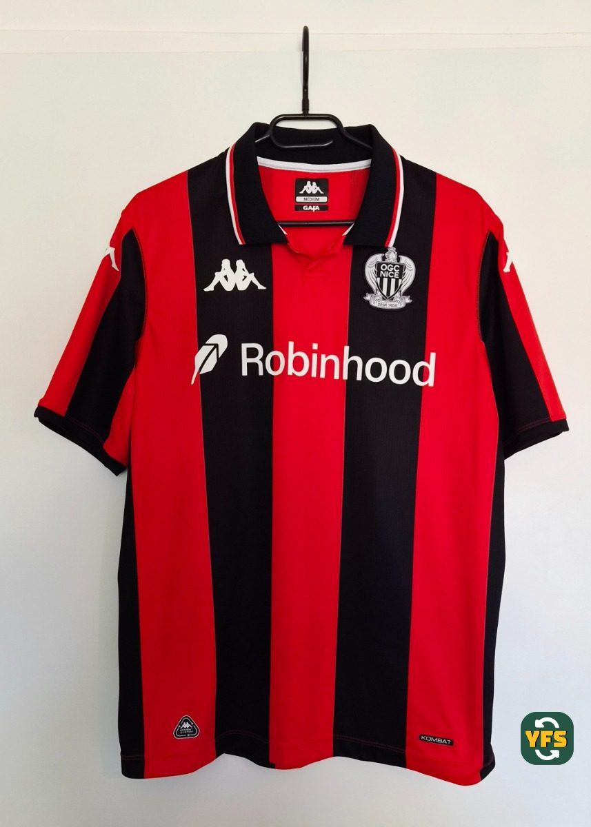 OGC Nice 2025-2026 Home Store Version Kappa - YourFootballShirt