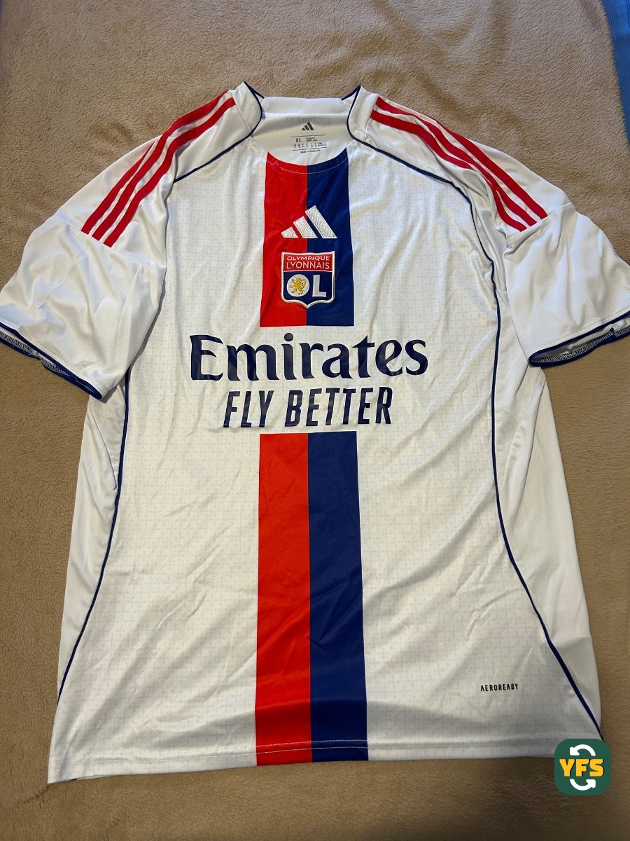 Olympique Lyonnais 2025-2026 Home Store Version Adidas - YourFootballShirt