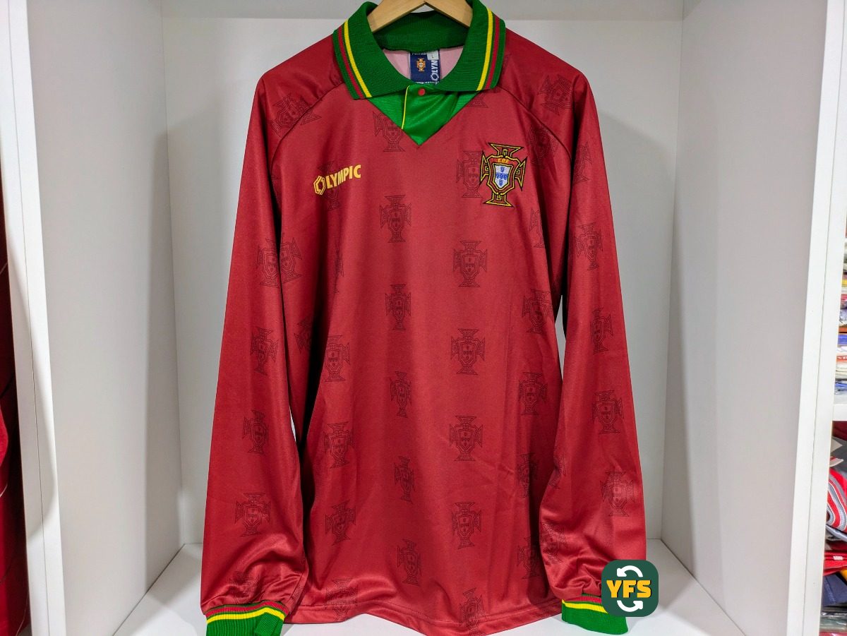 Portugal 1995-1996 Home Issued Olympic - YourFootballShirt - Photo 1