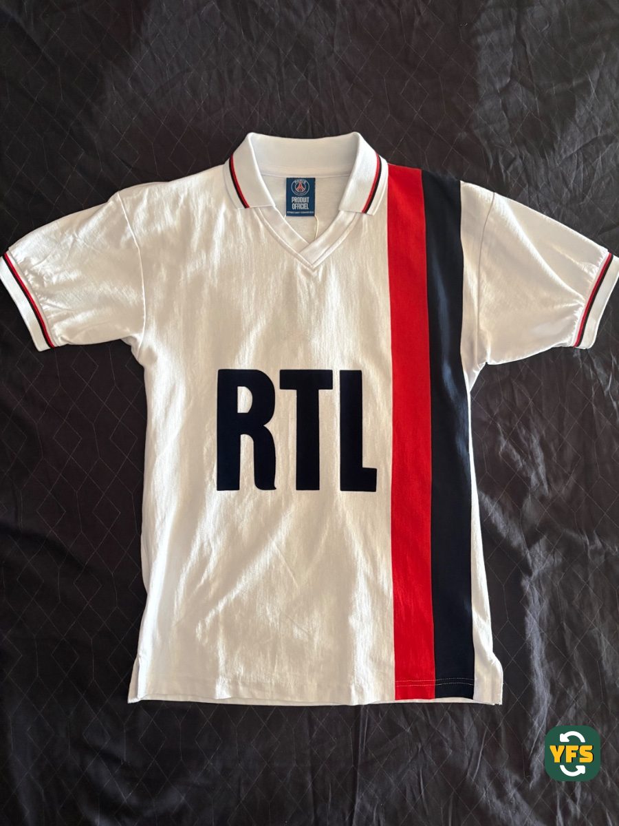 PSG 1985-1986 Home Store Version PSG RETRO - YourFootballShirt - Photo 1
