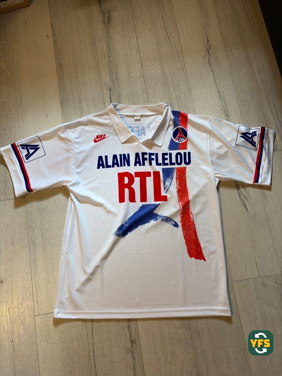 PSG 1990-1991 Home Store Version Nike - YourFootballShirt - Photo 1