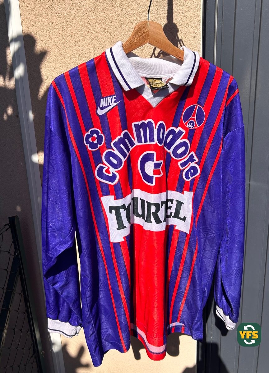 PSG 1993-1994 Home Store Version Nike - YourFootballShirt - Photo 1