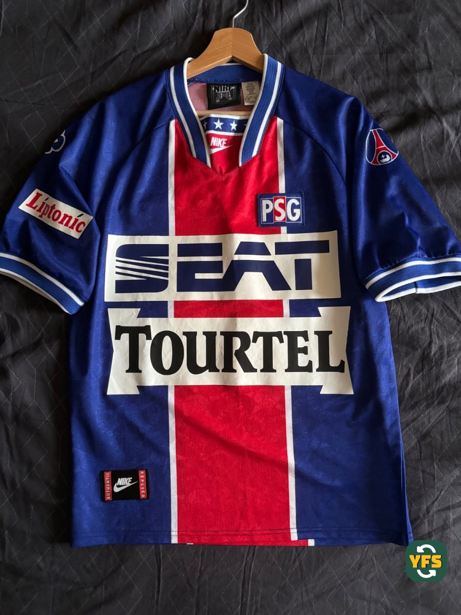 PSG 1994-1995 Home Store Version Nike - YourFootballShirt - Photo 1
