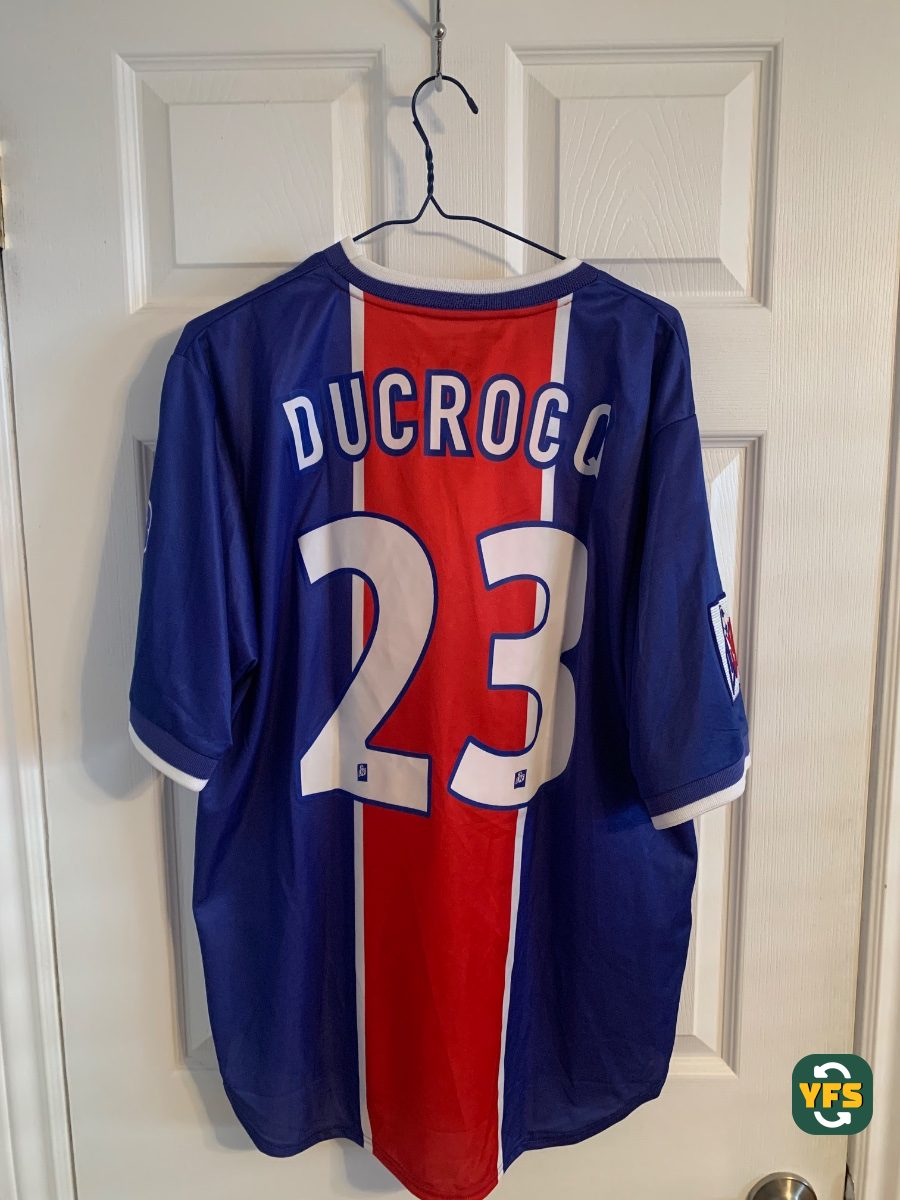 PSG 1999-2000 Home Match Worn Nike Ducrocq - YourFootballShirt - Photo 1