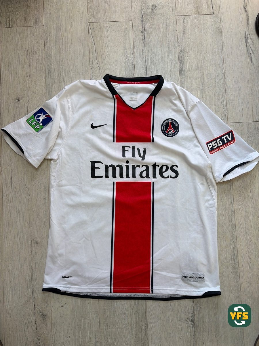 PSG 2007-2008 Away Store Version Nike Luyindula - YourFootballShirt - Photo 1