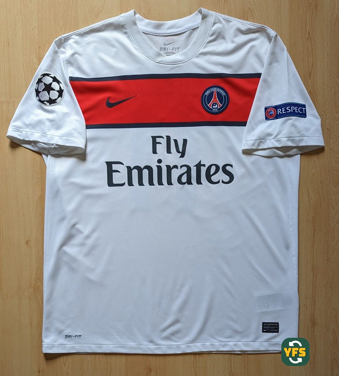 PSG 2012-2013 Away Store Version Nike Lavezzi - YourFootballShirt - Photo 1