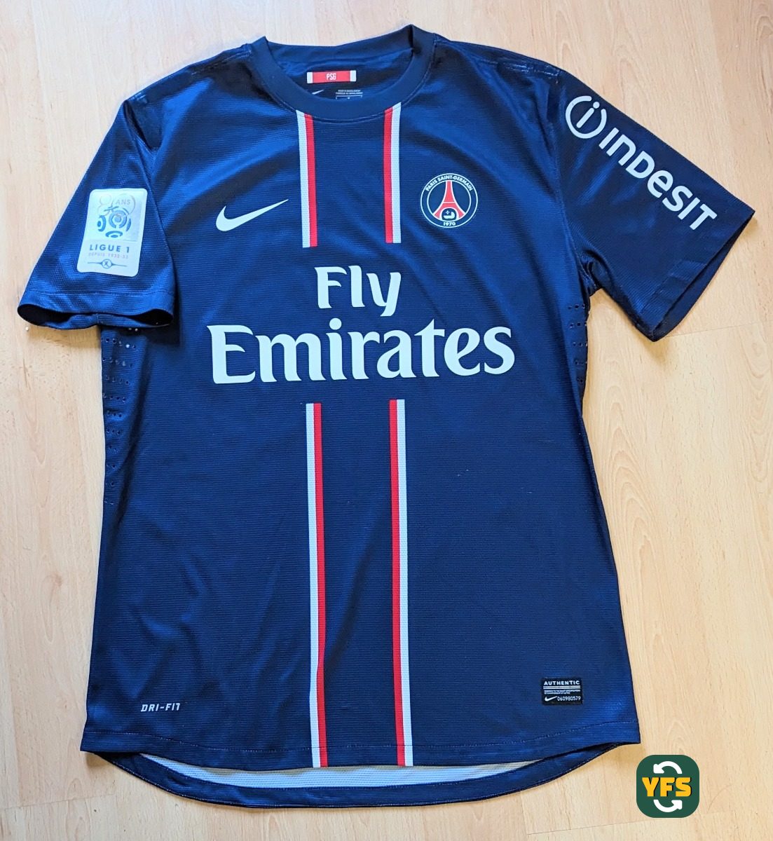 PSG 2012-2013 Home Issued Nike Chantôme - YourFootballShirt - Photo 1