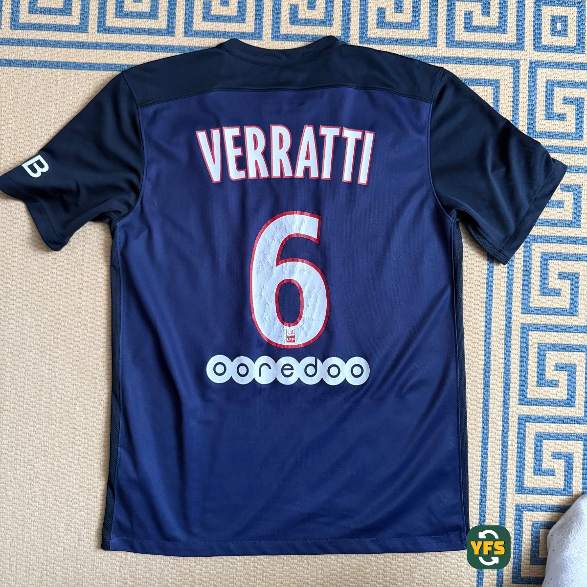 PSG 2015-2016 Home Store Version Nike VERRATTI - YourFootballShirt - Photo 1
