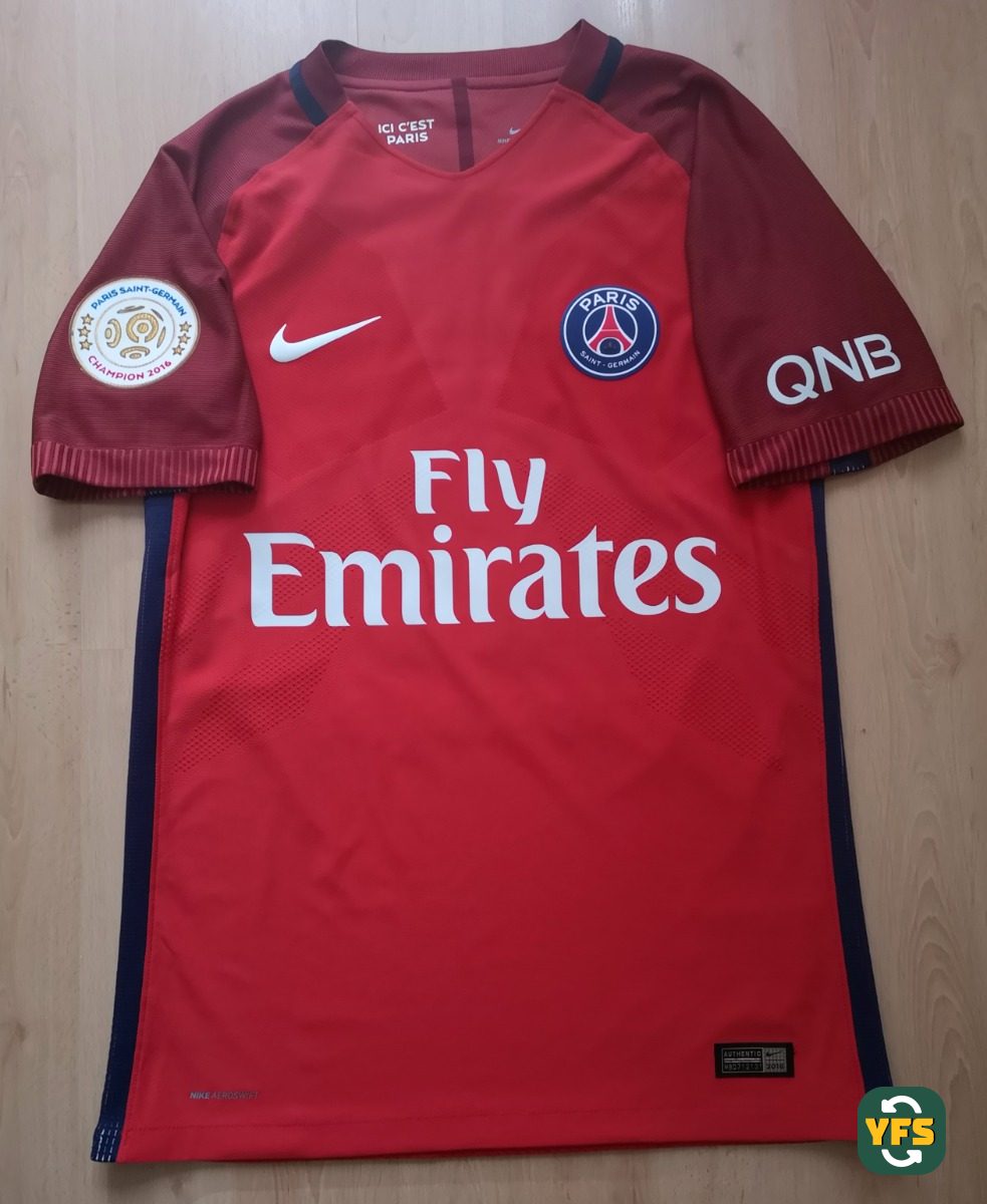 PSG 2016-2017 Away Pro Version Nike T. Silva - YourFootballShirt - Photo 1