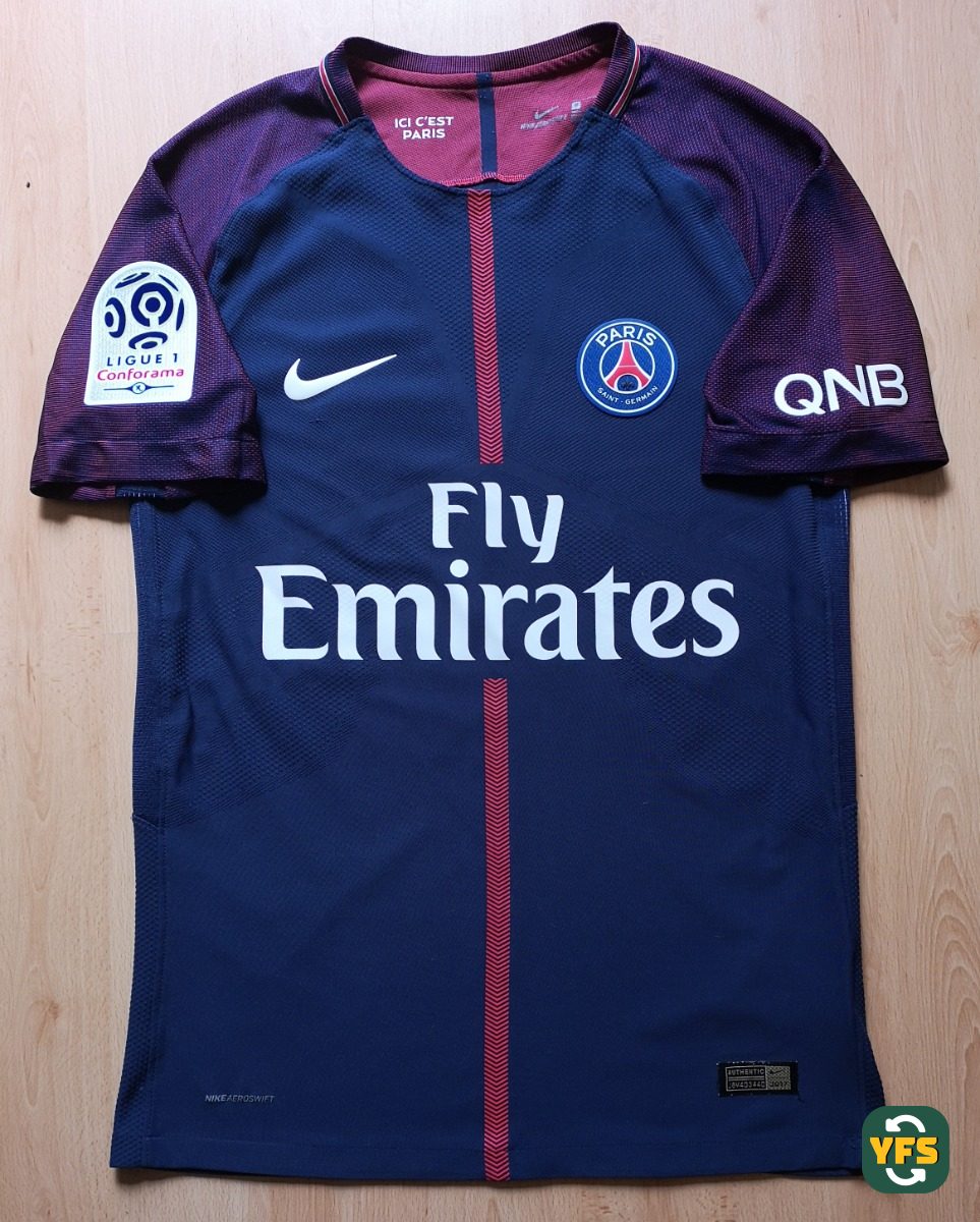 PSG 2017-2018 Home Pro Version Nike Mbappé - YourFootballShirt - Photo 1