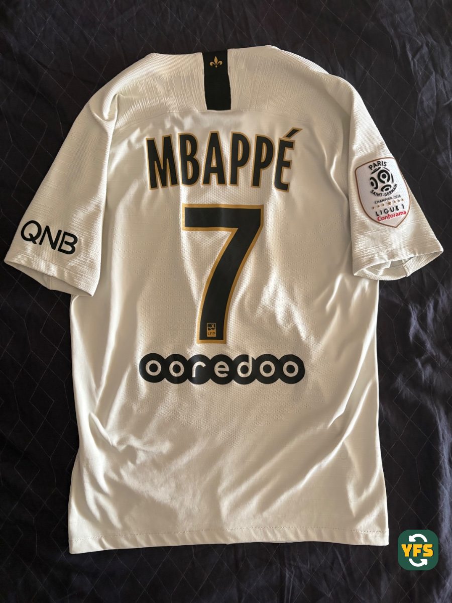 PSG 2018-2019 Away Pro Version Nike Mbappé - YourFootballShirt - Photo 1