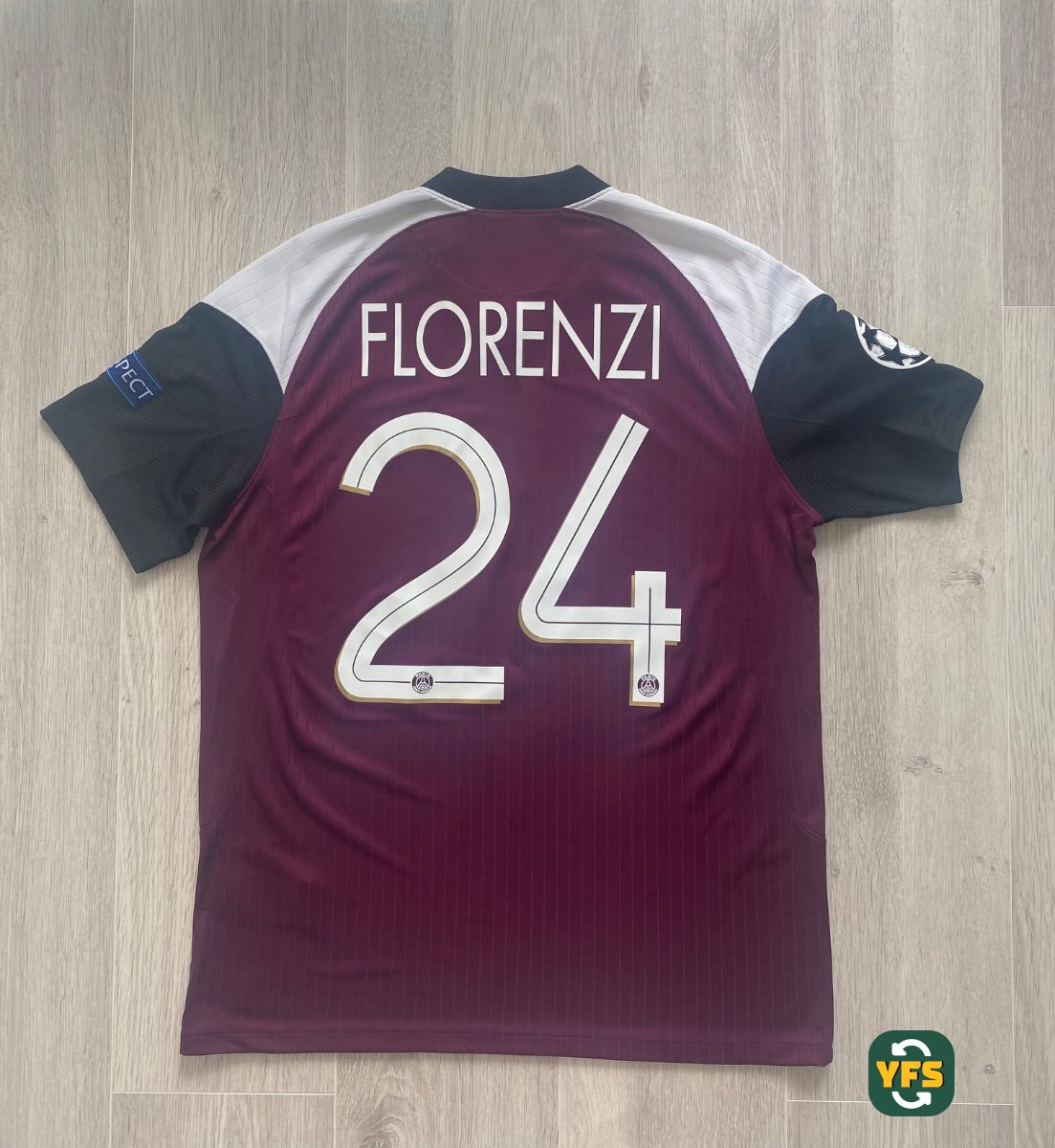PSG 2020-2021 Third Store Version Jordan Florenzi - YourFootballShirt - Photo 1