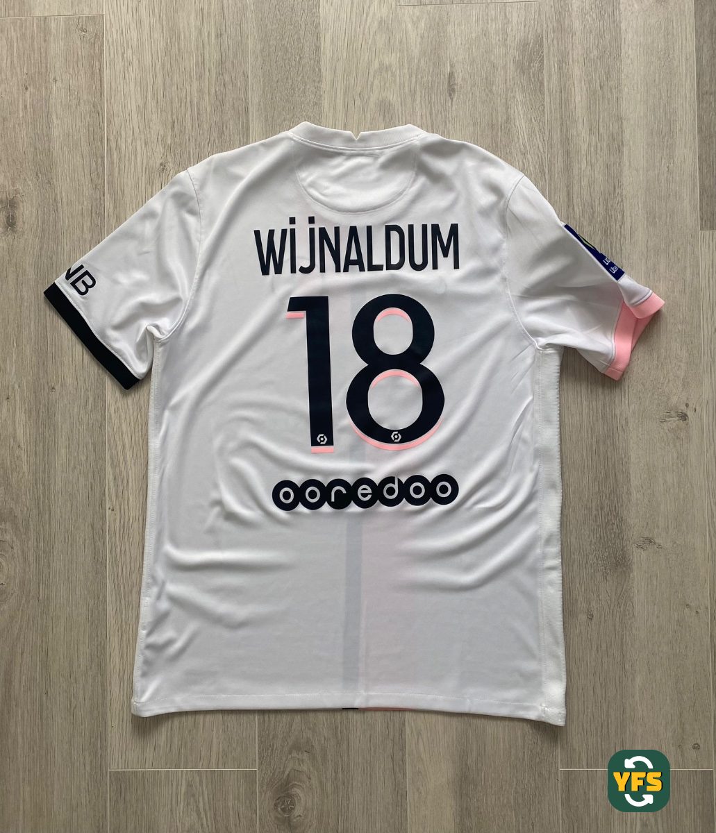PSG 2021-2022 Away Store Version Nike WIJNALDUM - YourFootballShirt - Photo 1