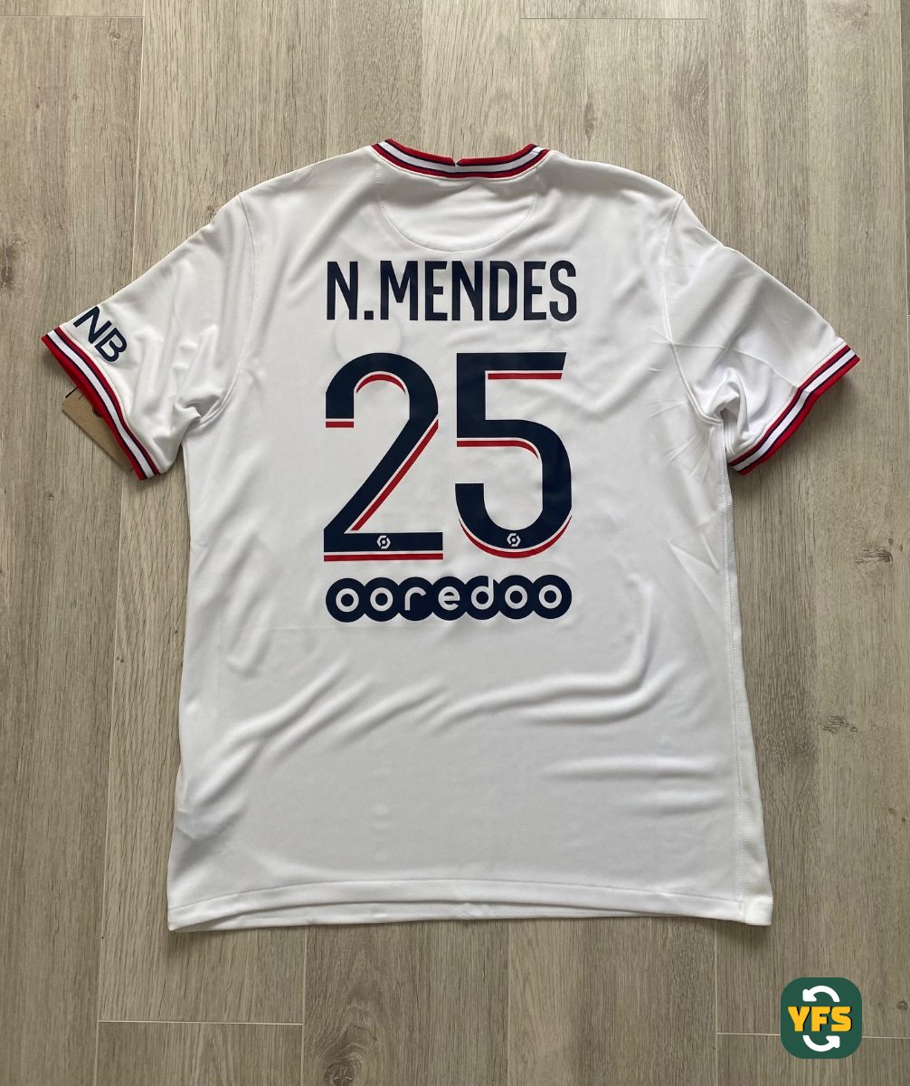 PSG 2021-2022 Fourth Store Version Jordan N. Mendes - YourFootballShirt - Photo 1