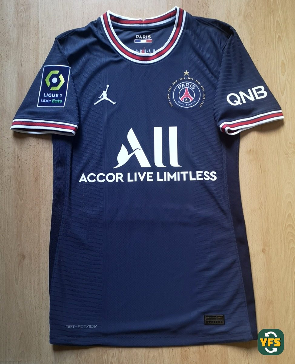 PSG 2021-2022 Home Issued Jordan Marquinhos - YourFootballShirt - Photo 1