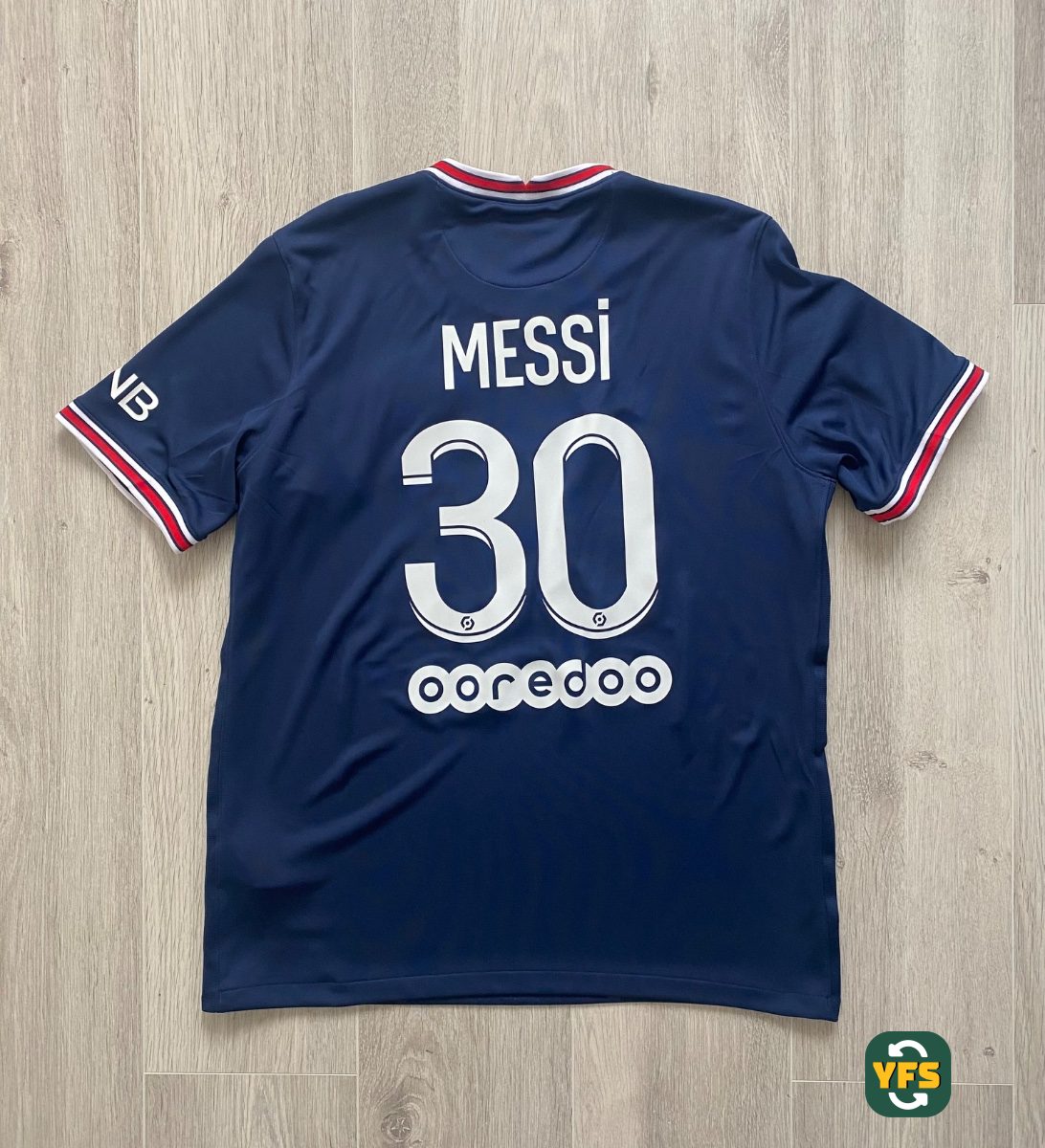 PSG 2021-2022 Home Store Version Jordan Messi - YourFootballShirt - Photo 1