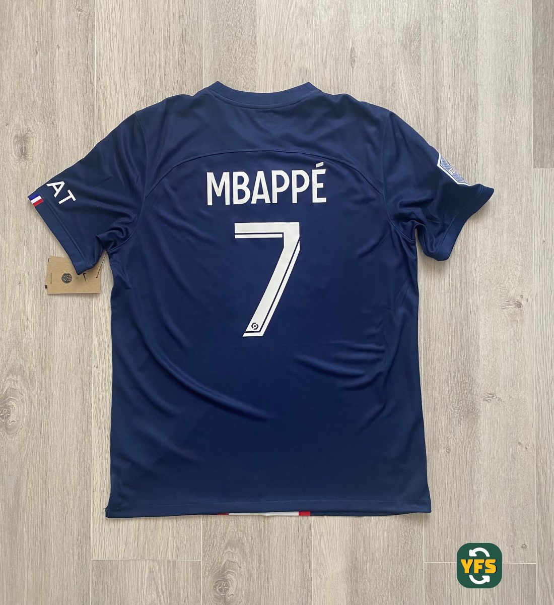 PSG 2022-2023 Home Store Version Nike Mbappé - YourFootballShirt - Photo 1