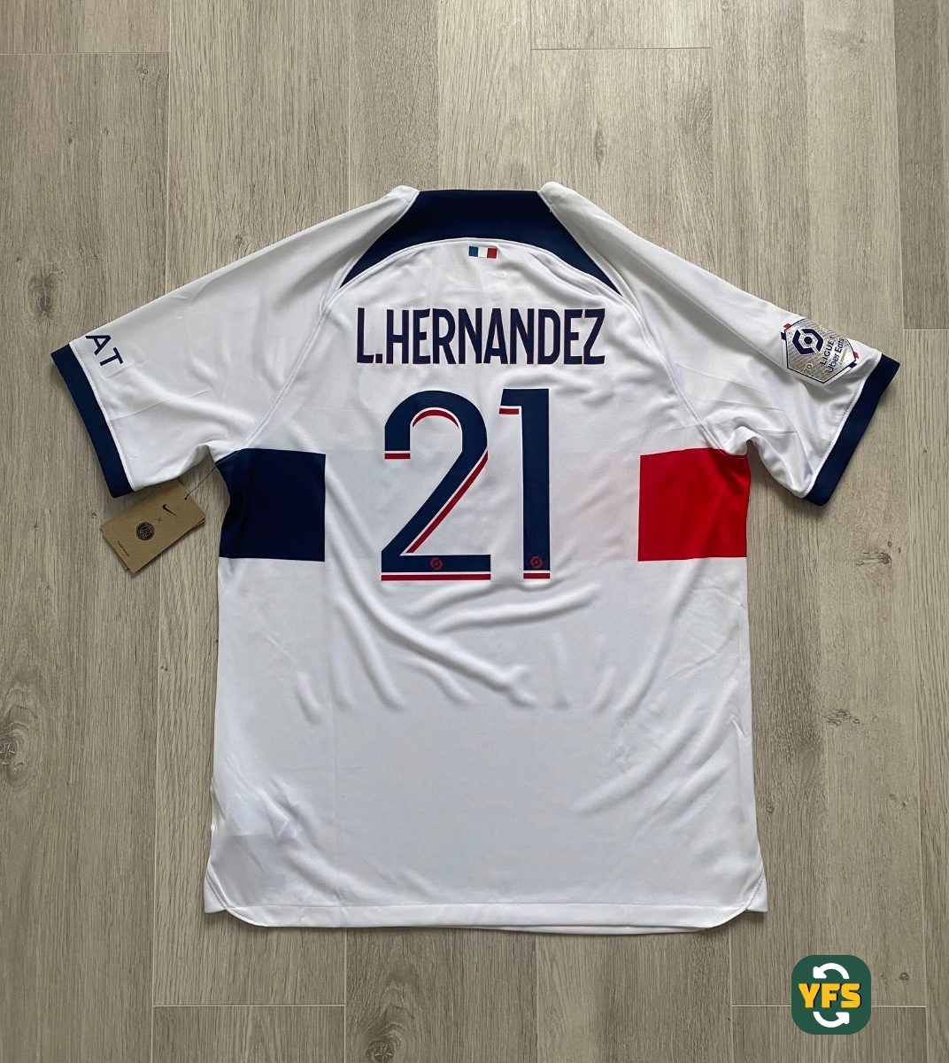 PSG 2023-2024 Away Store Version Nike L. Hernandez - YourFootballShirt - Photo 1