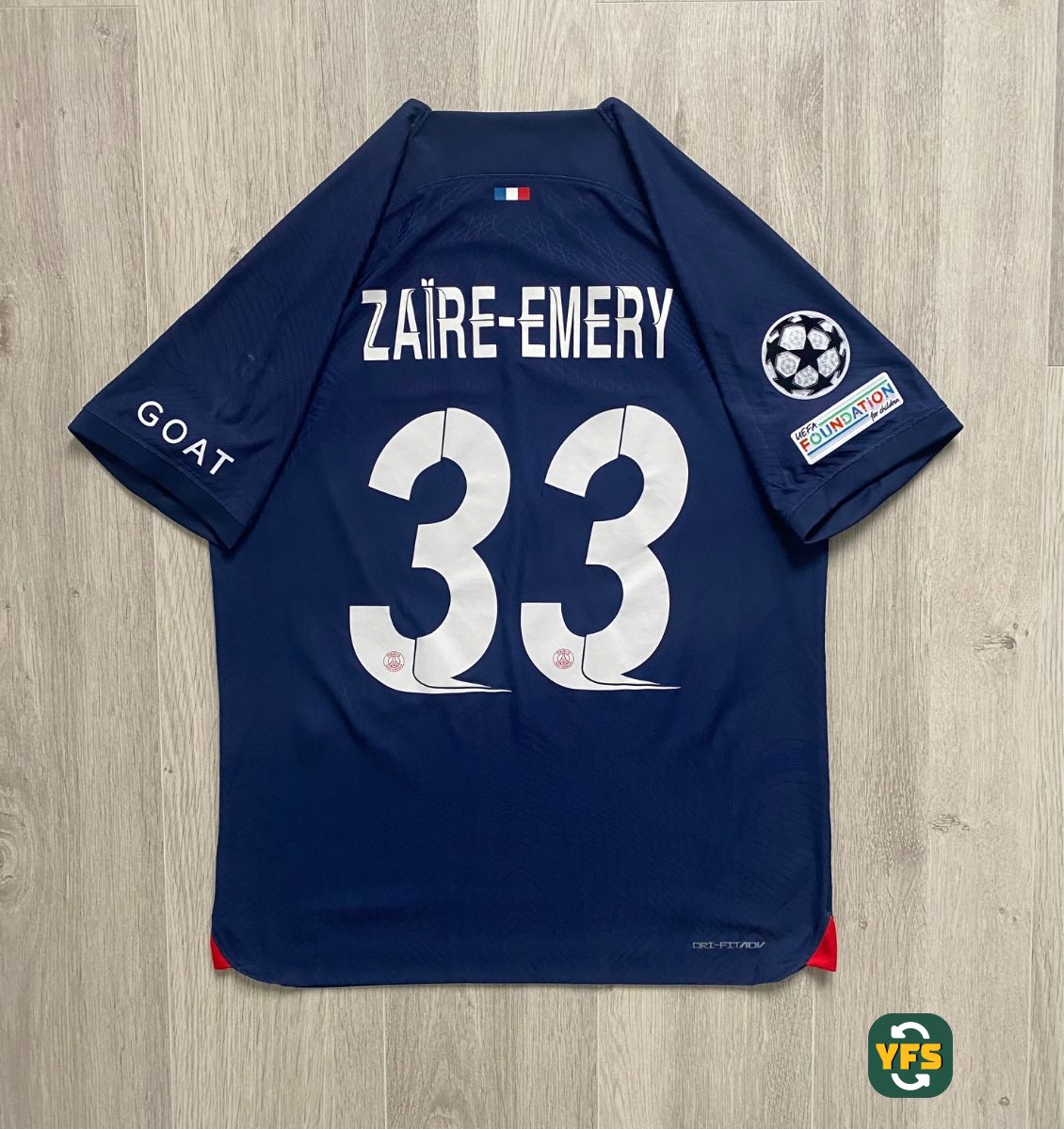 PSG 2023-2024 Home Pro Version Nike Zaire-Emery - YourFootballShirt - Photo 1