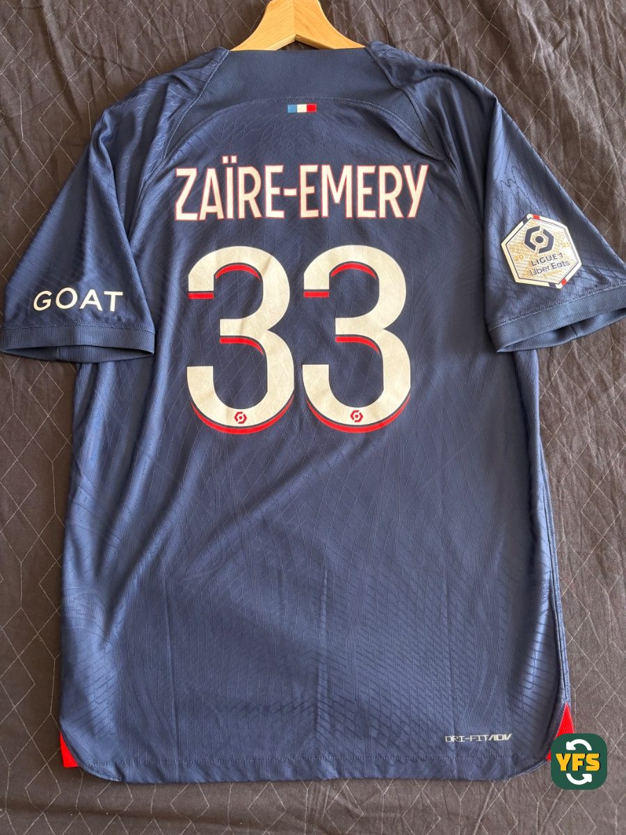 PSG 2023-2024 Home Pro Version Nike Zaire-Emery - YourFootballShirt - Photo 1