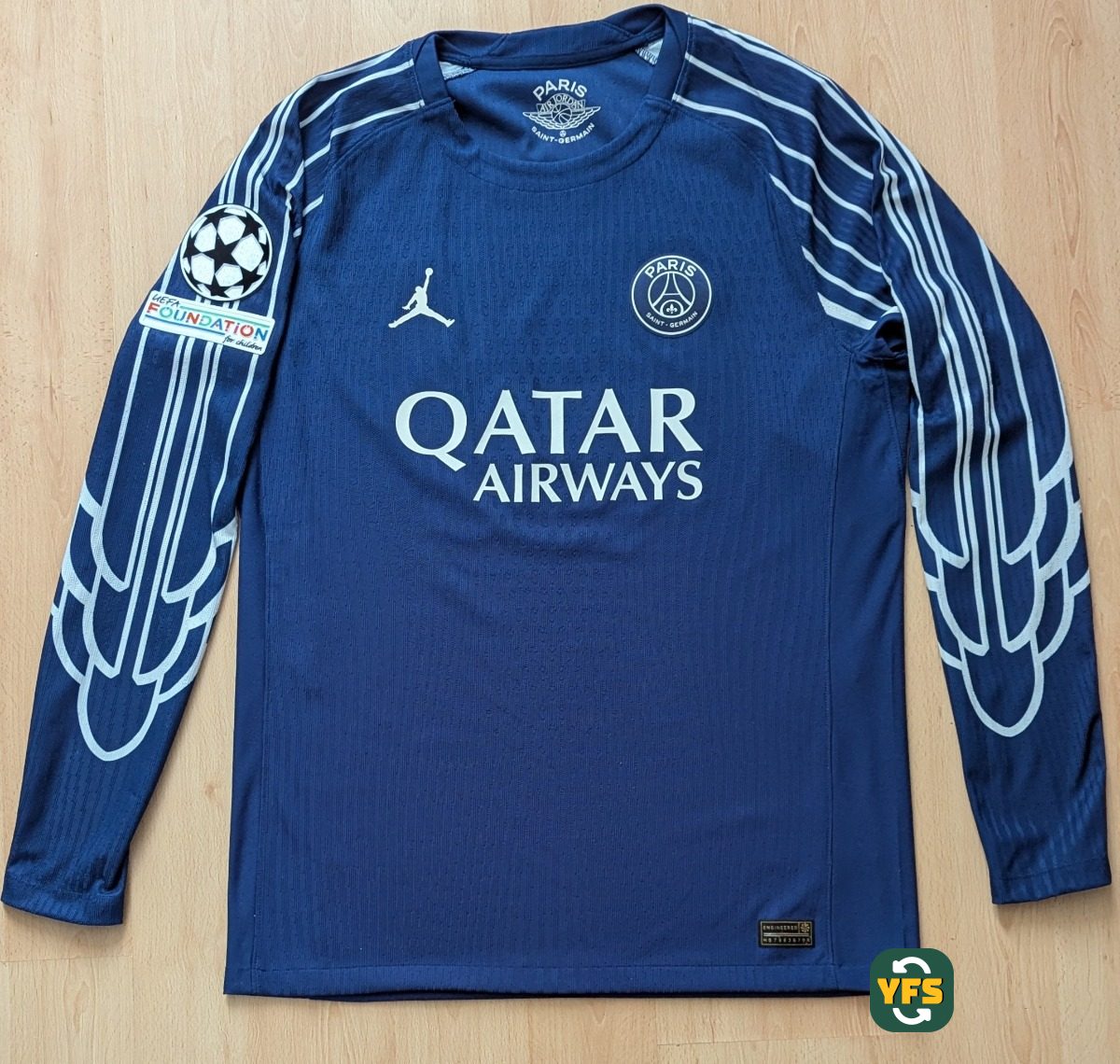 PSG 2024-2025 Fourth Pro Version Jordan KVARATSKHELIA - YourFootballShirt - Photo 1