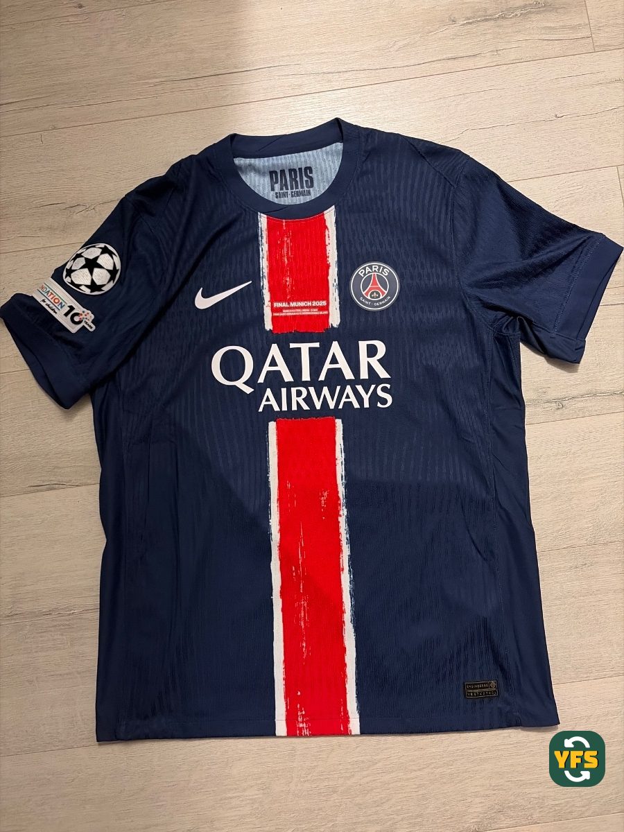PSG 2024-2025 Home Pro Version Nike Doué - YourFootballShirt - Photo 1