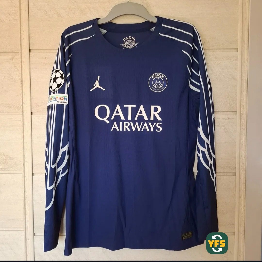 PSG 2024-2025 Third Issued Air Jordan Doué - YourFootballShirt - Photo 1