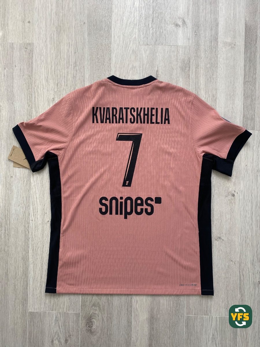 PSG 2024-2025 Third Pro Version Jordan KVARATSKHELIA - YourFootballShirt - Photo 1
