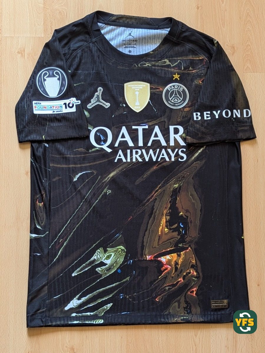 PSG 2025-2026 Fifth Pro Version Jordan Pacho - YourFootballShirt - Photo 1