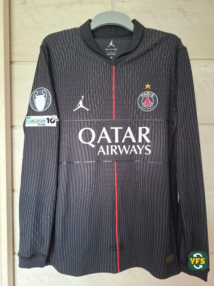 PSG 2025-2026 Fourth Issued Air Jordan Dembele - YourFootballShirt - Photo 1
