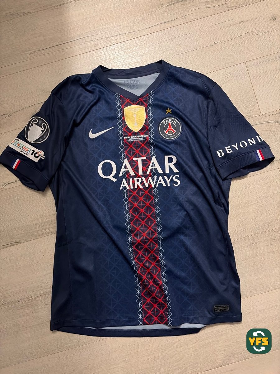 PSG 2025-2026 Home Store Version Nike Dembele - YourFootballShirt - Photo 1