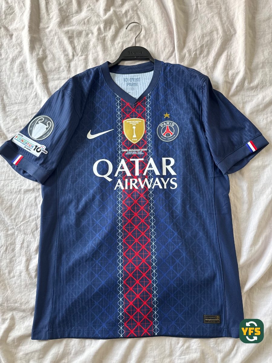 PSG 2025-2026 Home Pro Version Nike Vitinha - YourFootballShirt - Photo 1