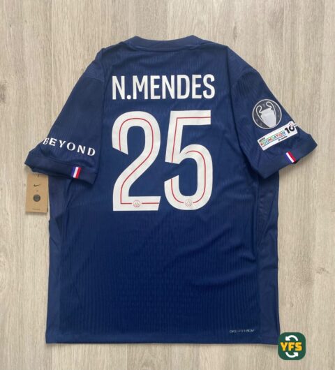 PSG 2025-2026 Home N.Mendes #25