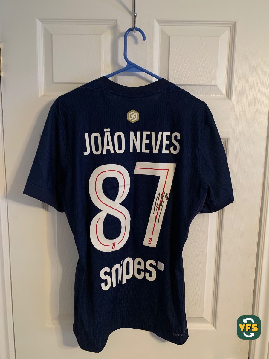 PSG 2025-2026 Home Issued Nike NEVES - YourFootballShirt - Photo 1
