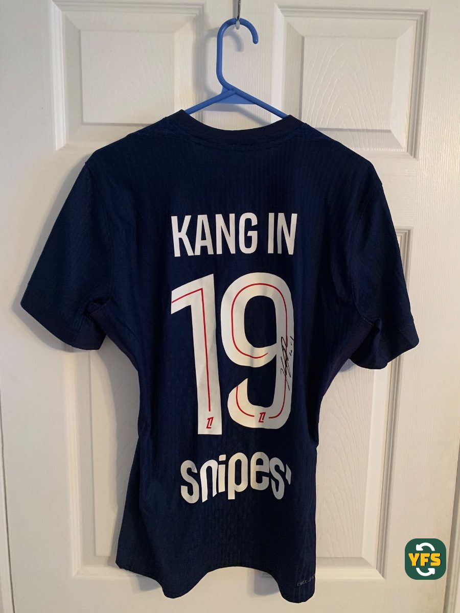 PSG 2025-2026 Home Match Worn Nike LEE - YourFootballShirt - Photo 1