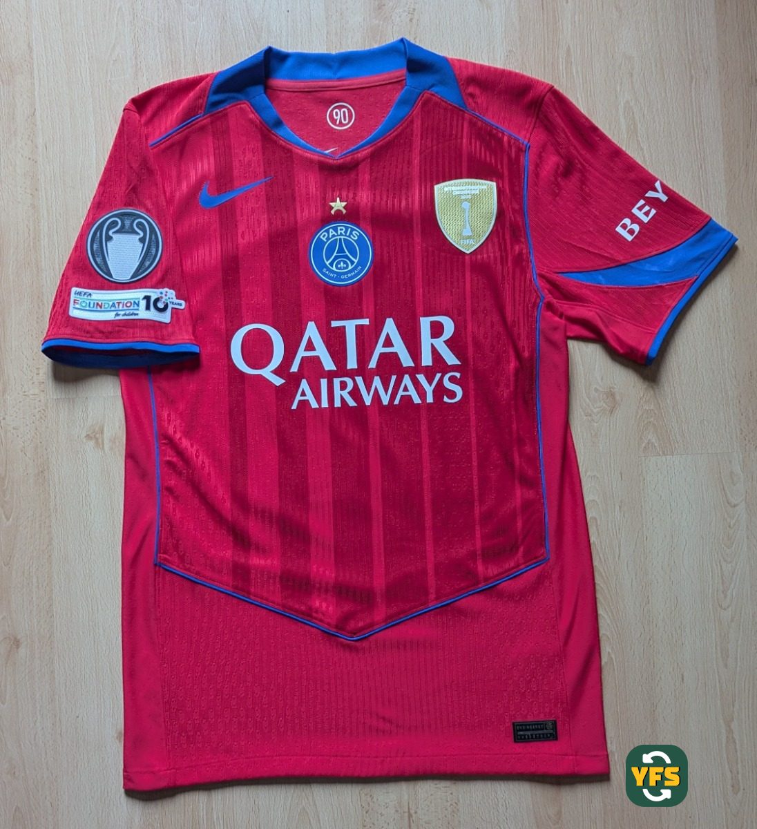 PSG 2025-2026 Third Pro Version Nike B. Barcola - YourFootballShirt - Photo 1