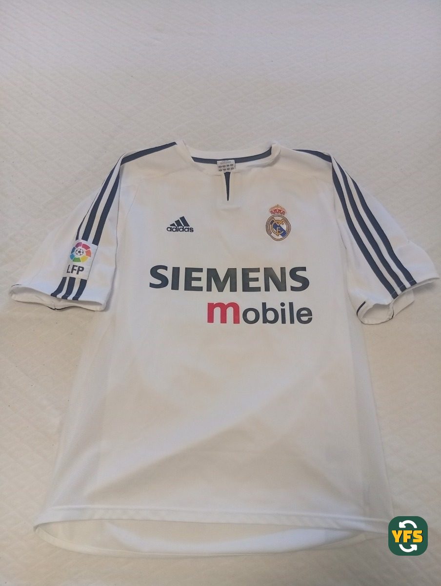 Real Madrid 2003-2004 Home Store Version Adidas Beckham - YourFootballShirt - Photo 1