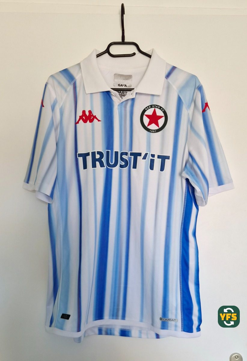 Red Star FC 2023-2024 Away Store Version Kappa - YourFootballShirt