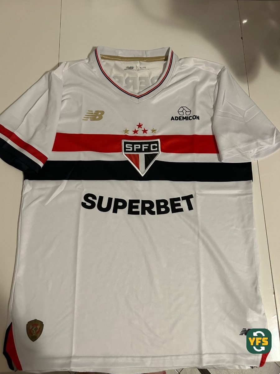 Sao Paulo 2025-2026 Home Store Version New Balance - YourFootballShirt