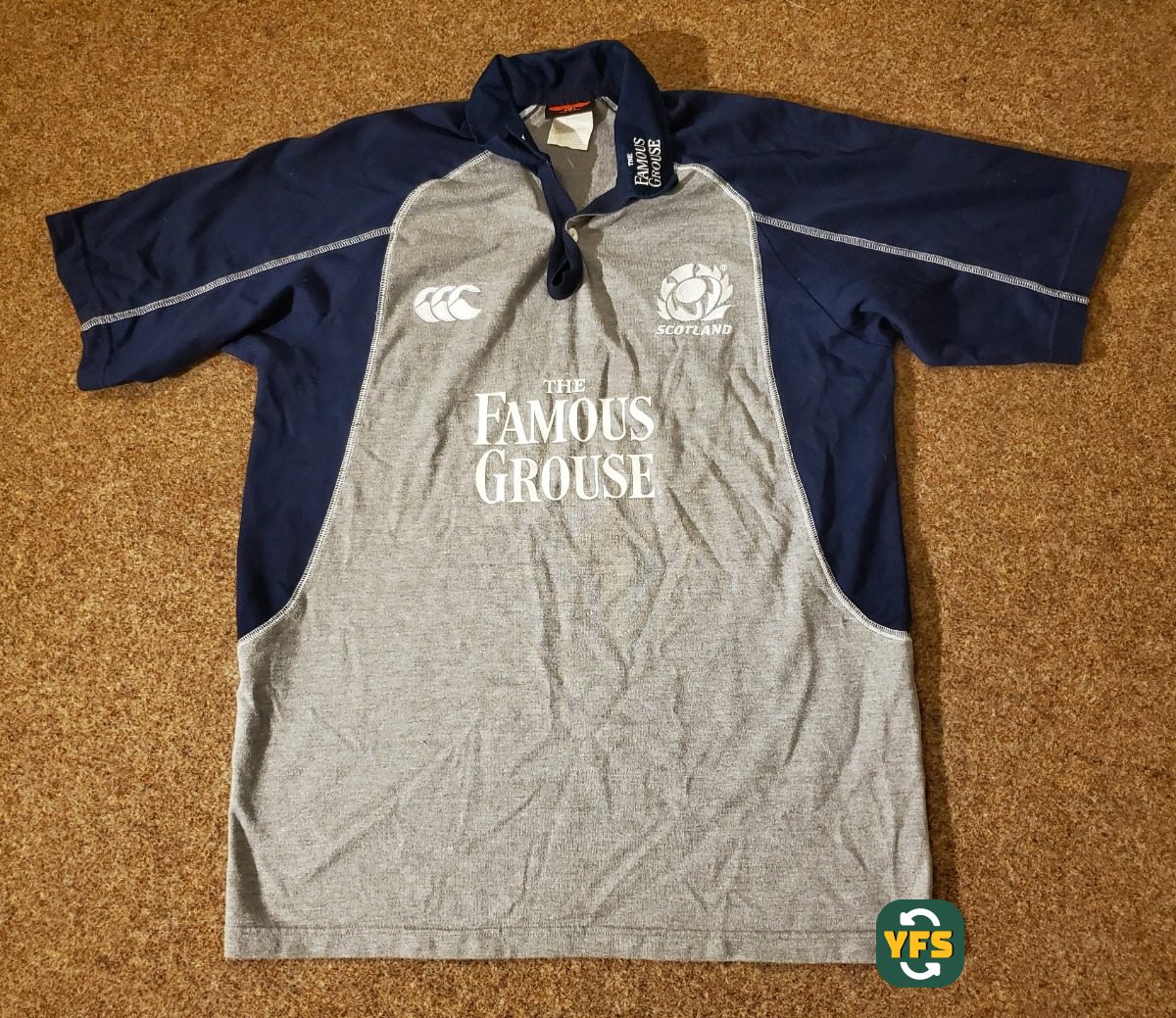 Scotland 2004-2005 Third Store Version Canterbury - YourFootballShirt - Photo 1