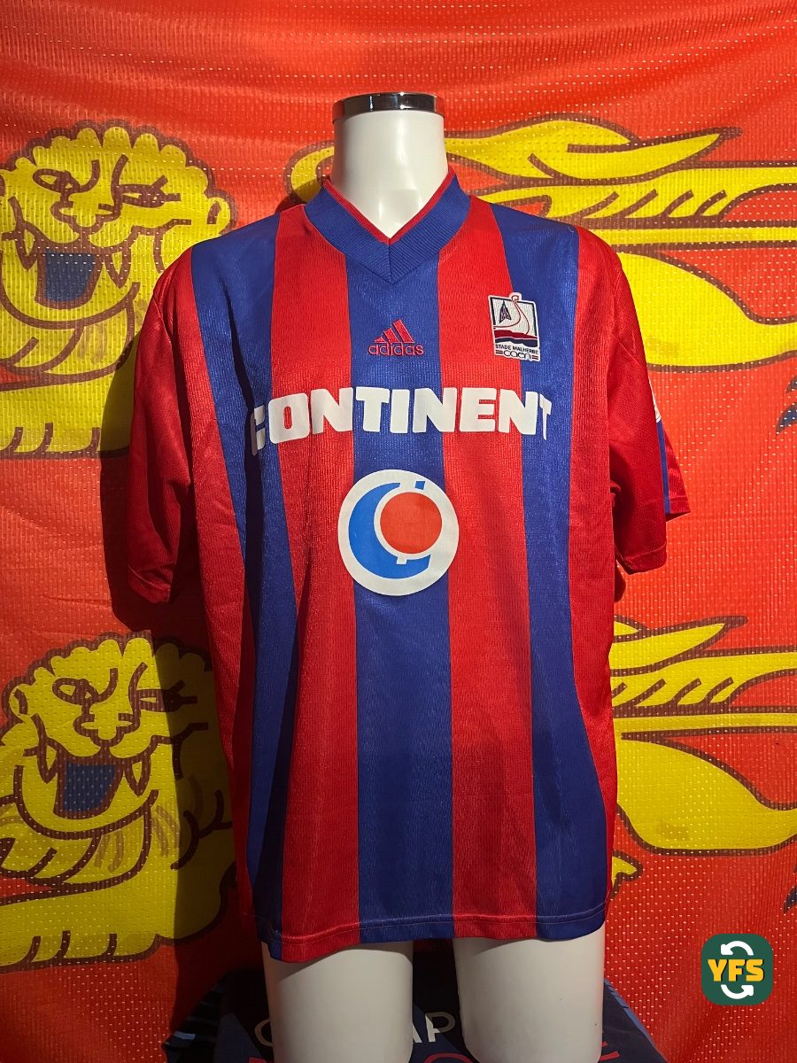 SM Caen 1999-2000 Home Match Worn Adidas Bellisi - YourFootballShirt - Photo 1