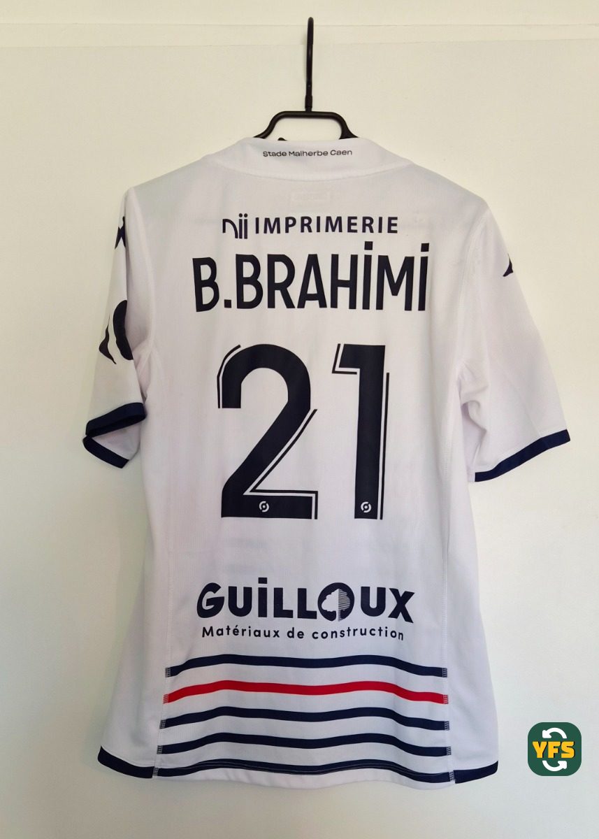 SM Caen 2023-2024 Away Store Version Kappa Brahimi - YourFootballShirt - Photo 1